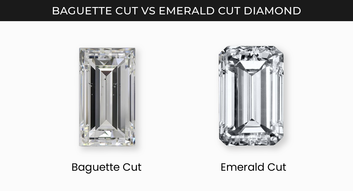 Baguette Diamond vs Emerald Diamond Guide
