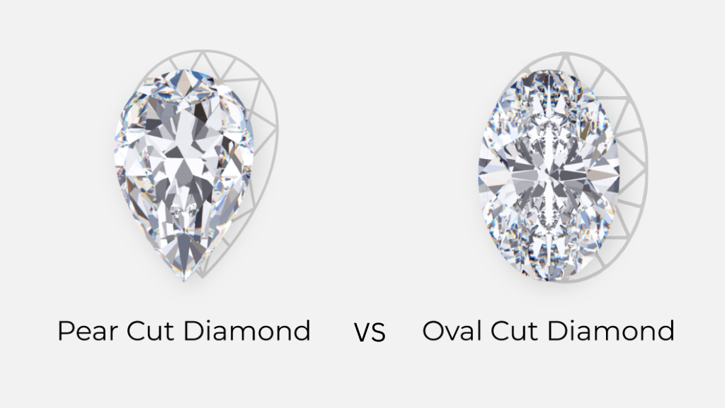 Pear vs Oval Cut Diamond: Which One to Choose