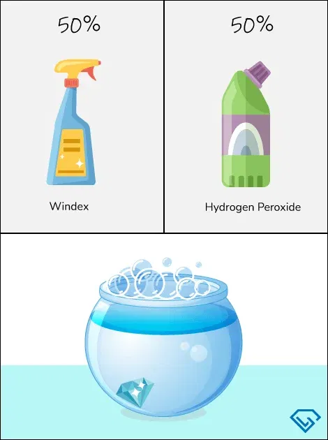 Windex & Hydrogen Peroxide Solutions