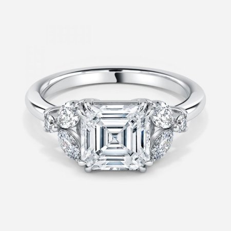 Yasmin Asscher Three Stone Engagement Ring