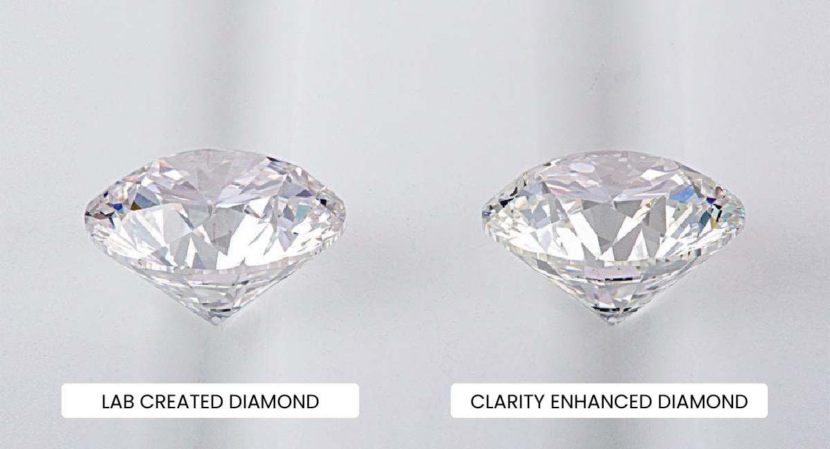 Difference Between Clarity Enhanced and Lab Created Diamonds