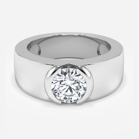 June Round Solitaire Engagement Ring