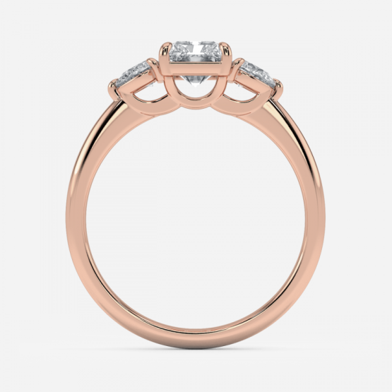 Renai Radiant Three Stone Engagement Ring