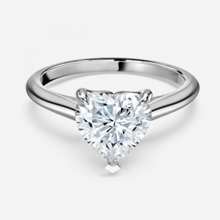 Kensley Heart Solitaire Engagement Ring