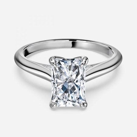 Kensley Radiant Solitaire Engagement Ring
