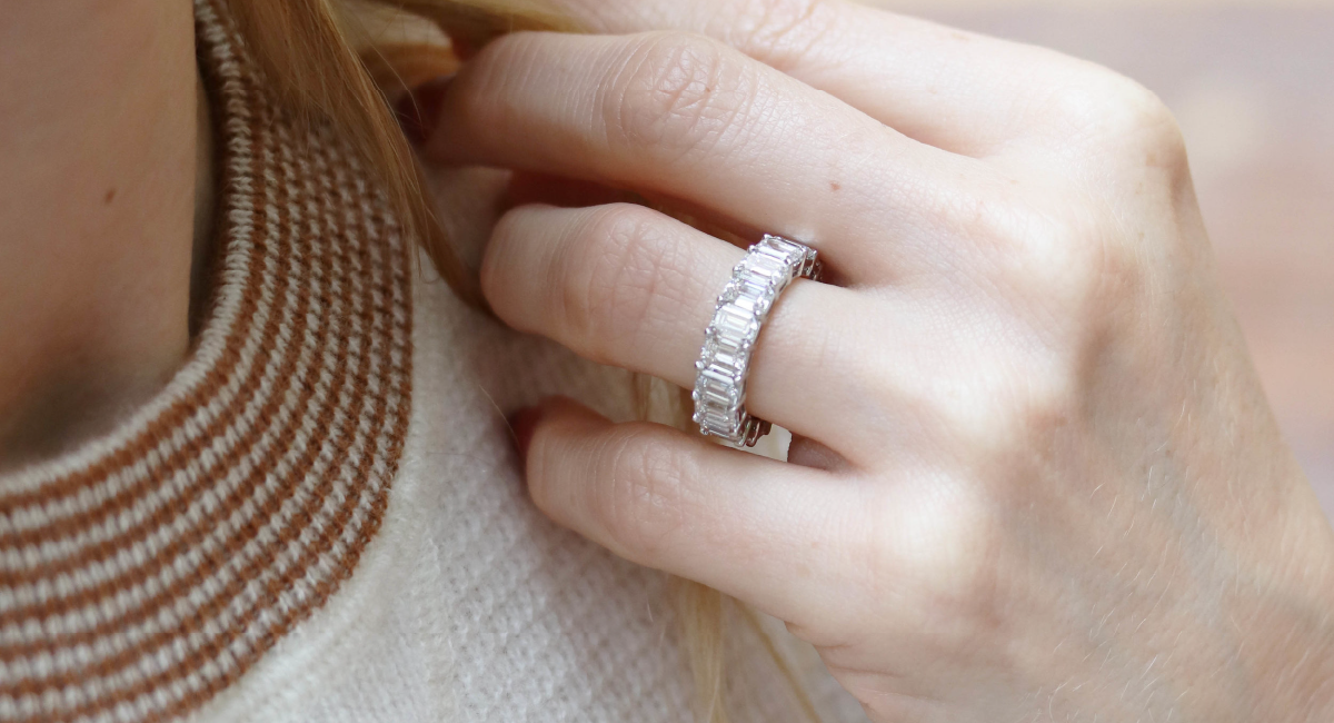 Eternity Ring as An Engagement Ring