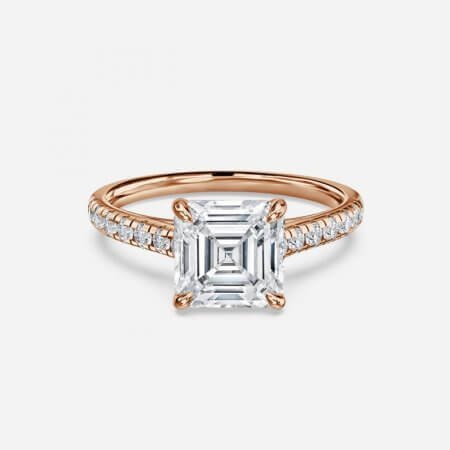 Ayla Asscher Diamond Band Engagement Ring