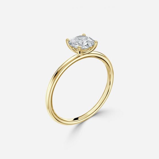 Adaya Round Solitaire Engagement Ring
