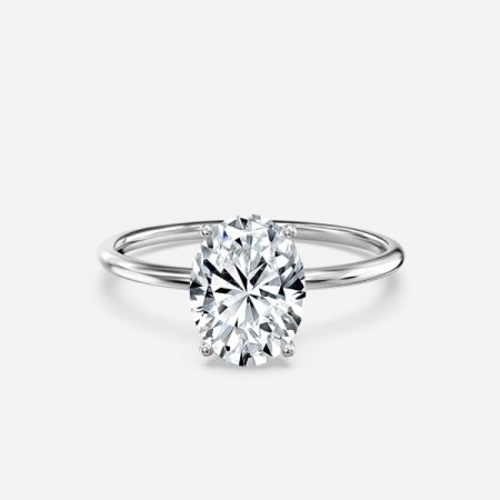 Adaya Oval Solitaire Engagement Ring