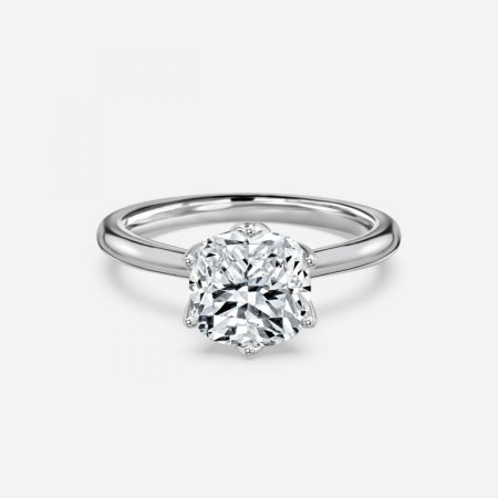 Isoke Cushion Solitaire Engagement Ring
