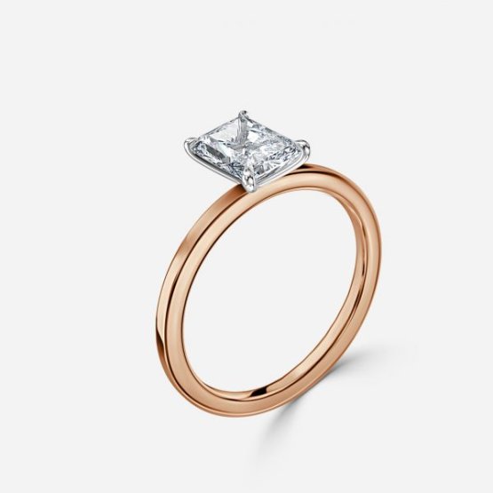Isabella Radiant Solitaire Engagement Ring