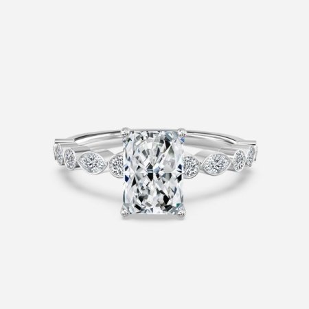 Trinity Radiant Unique Engagement Ring