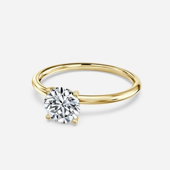 Adaya Round Solitaire Engagement Ring