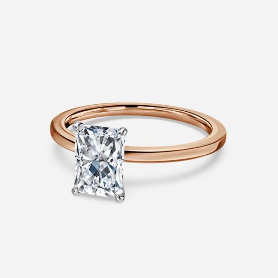 Isabella Radiant Solitaire Engagement Ring
