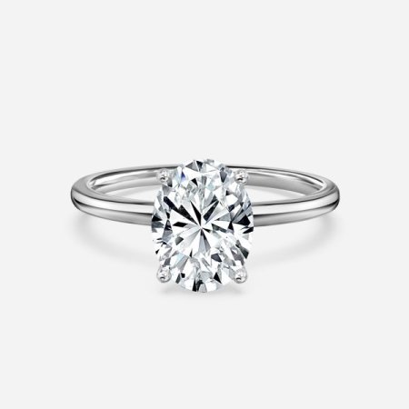 Aisha Oval Solitaire Engagement Ring