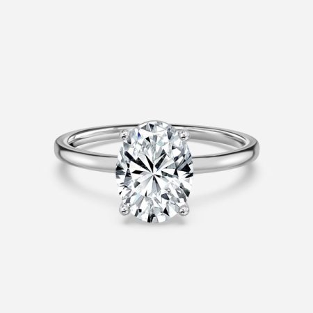 Celtic Oval Solitaire Engagement Ring