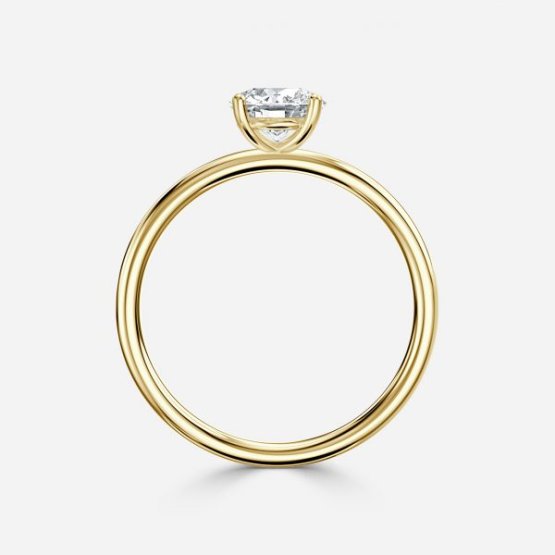 Adaya Round Solitaire Engagement Ring