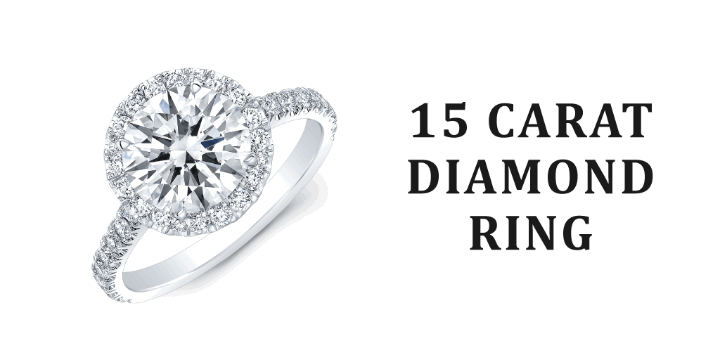 Price of 15 hot sale carat diamond