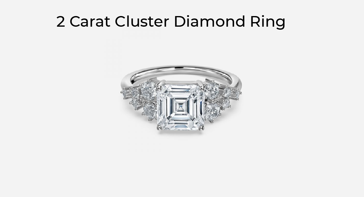 2 Carat Cluster Diamond Rings