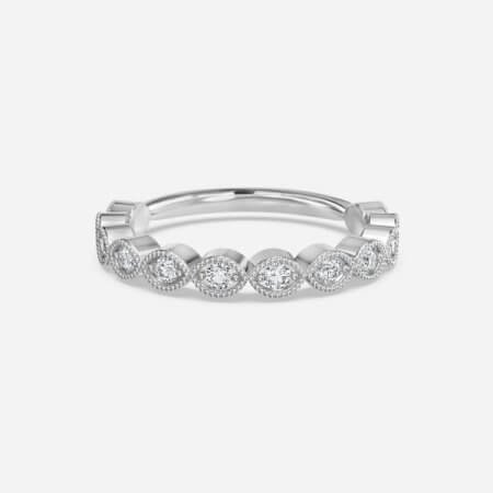 Vintage Marquise Shape Stackable Ring