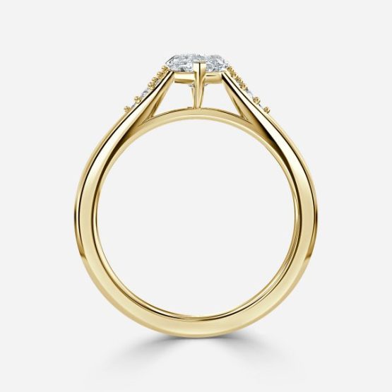 Anastasia Marquise Three Stone Engagement Ring