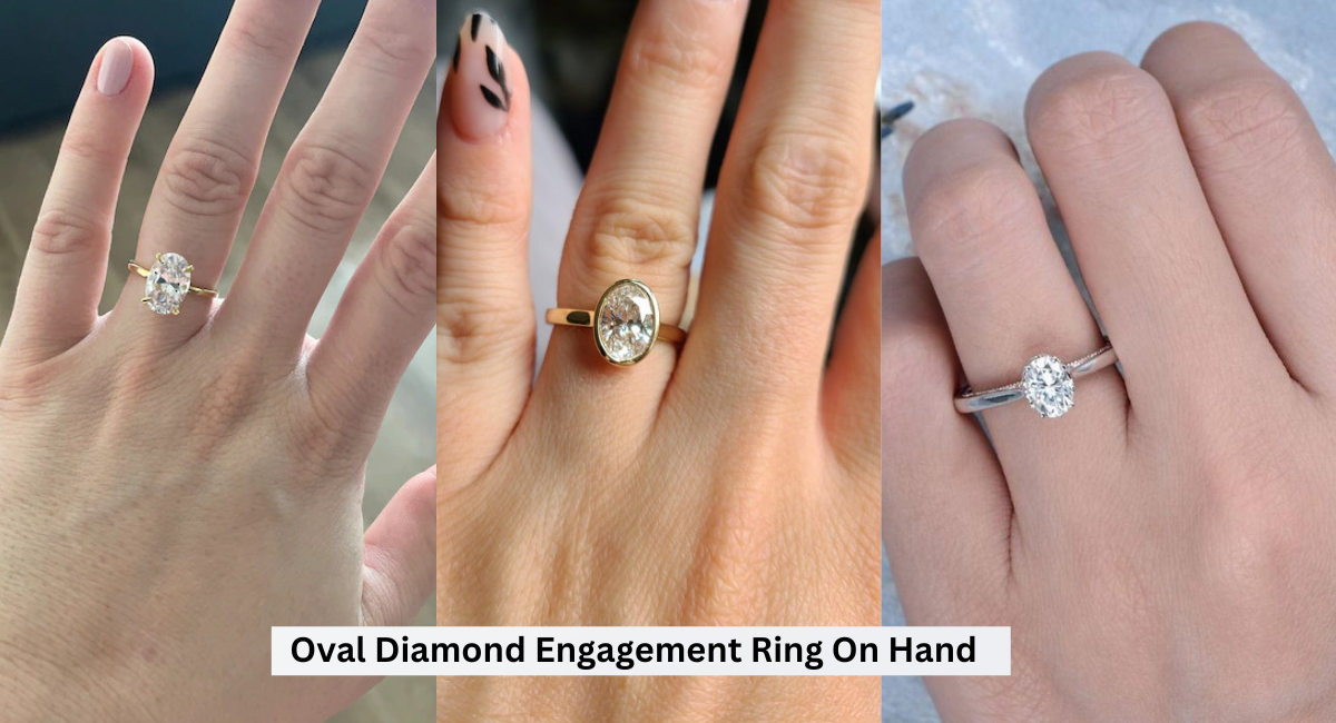 2.5 Carat Oval Diamond Ring On Hand 