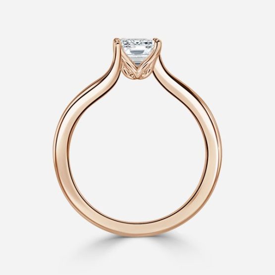 Antares Emerald Solitaire Engagement Ring