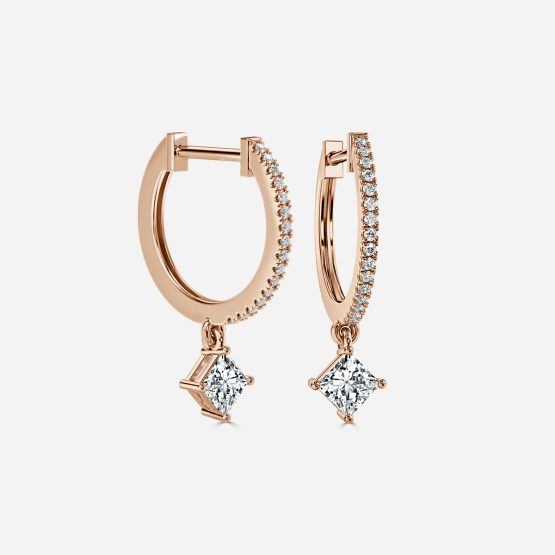 Sia Princess Hoop Earrings