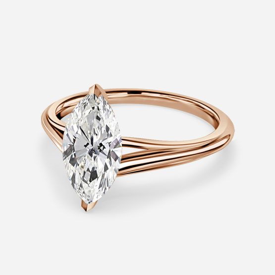 Katelyn Marquise Solitaire Engagement Ring