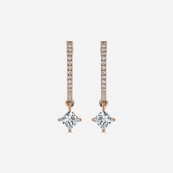 Sia Princess Hoop Earrings