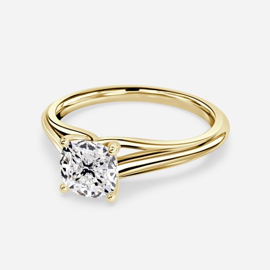 Katelyn Cushion Solitaire Engagement Ring