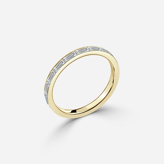 Baguette Cut Diamond Wedding Band