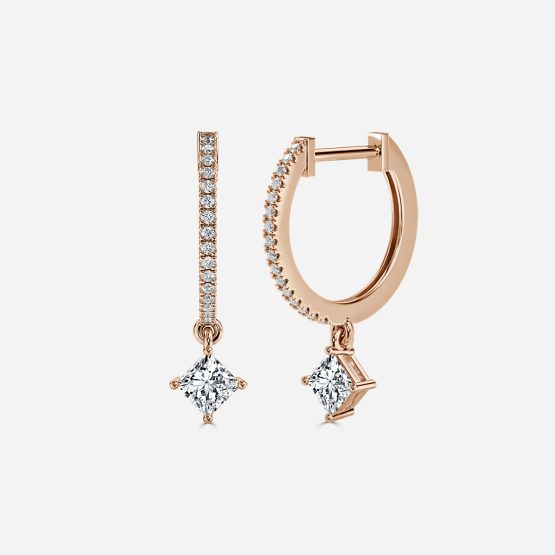 Sia Princess Hoop Earrings