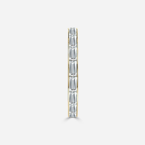 Baguette Lab Grown Diamond Channel Set Full Eternity Wedding Band