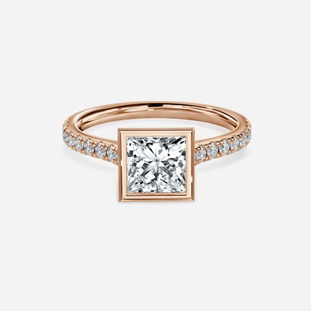 Ali'i Princess Diamond Band Engagement Ring