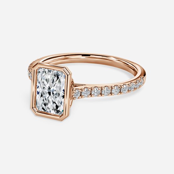 Ali'i Radiant Diamond Band Engagement Ring