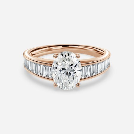 Octavia Oval Unique Engagement Ring