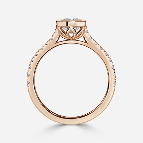 Ali'i Radiant Diamond Band Engagement Ring