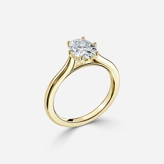 Nimi Oval Solitaire Engagement Ring
