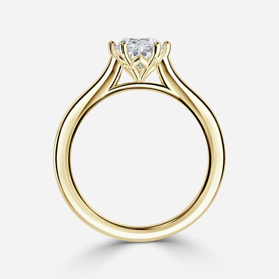 Nimi Oval Solitaire Engagement Ring