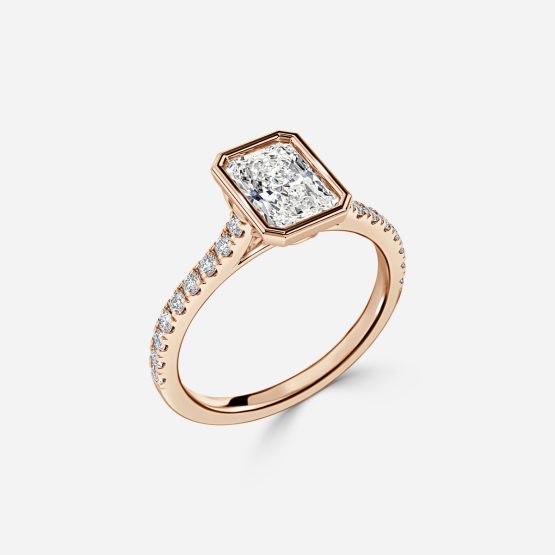 Ali'i Radiant Diamond Band Engagement Ring