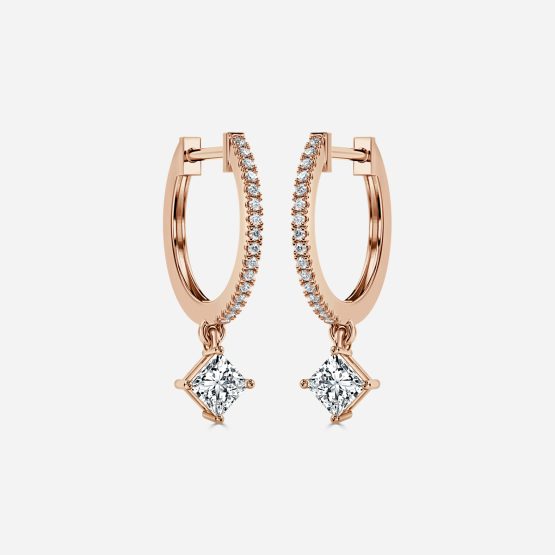 Sia Princess Hoop Earrings