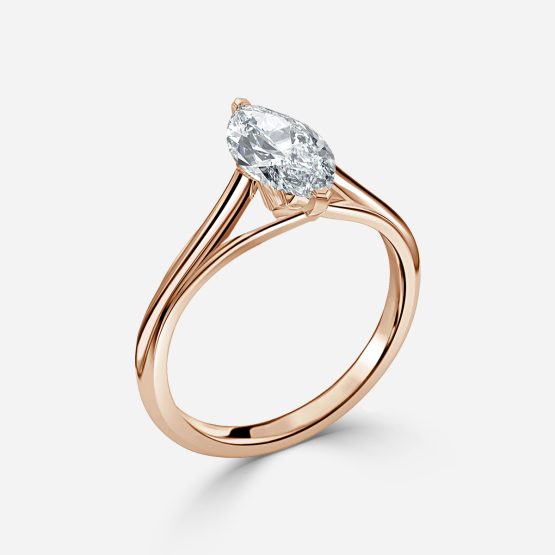 Katelyn Marquise Solitaire Engagement Ring