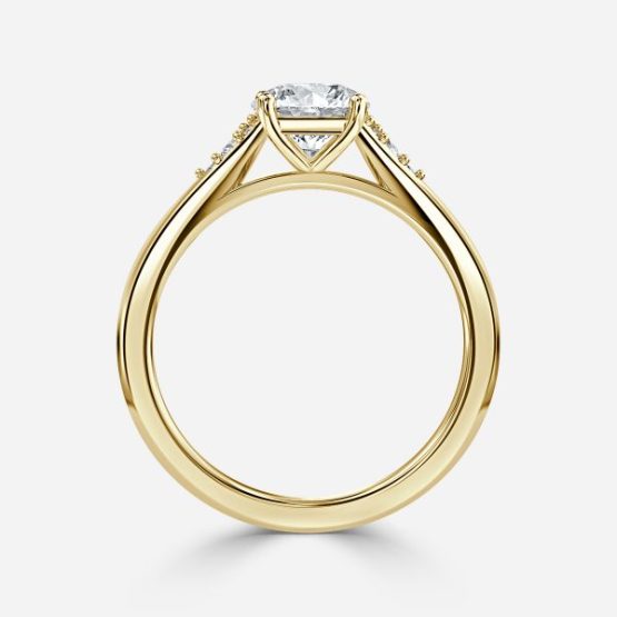 Anastasia Round Three Stone Engagement Ring