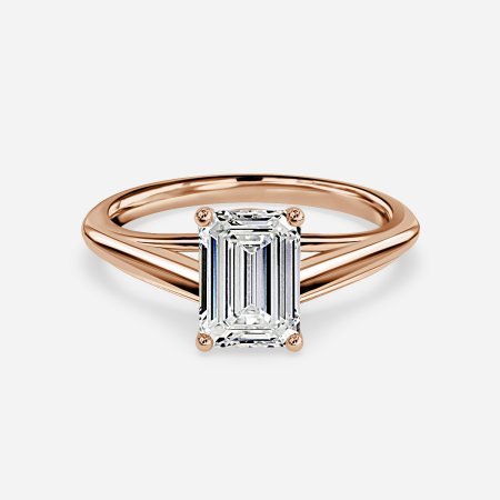 Katelyn Emerald Solitaire Engagement Ring