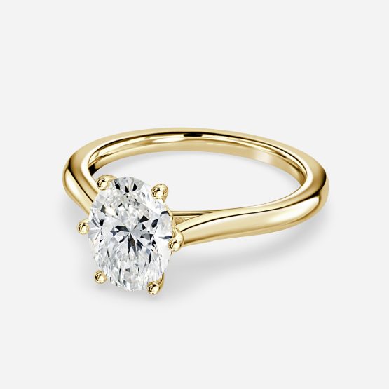 Nimi Oval Solitaire Engagement Ring