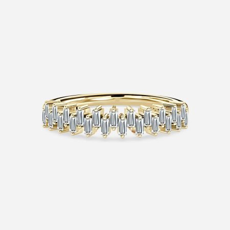 Sai Baguette Diamond Stackable Ring
