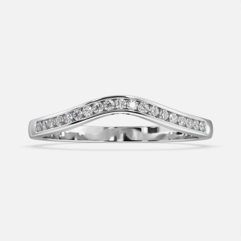 Classic Curved Shaped Wedding Ring