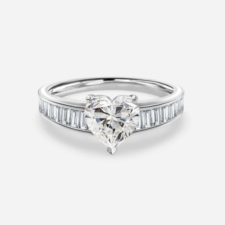 Octavia Heart Unique Engagement Ring