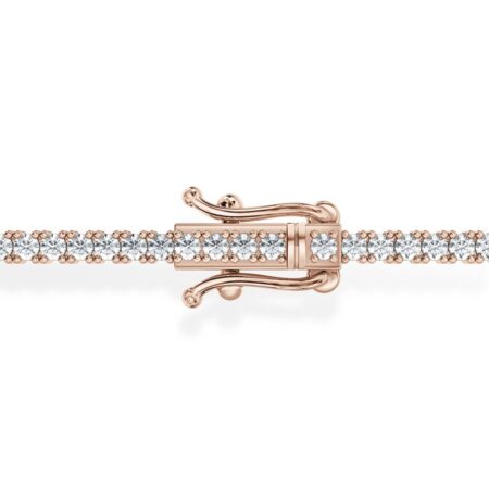 Round Brilliant Cut Lab Diamond Tennis Bracelet